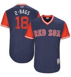 Men's Majestic Boston Red Sox #18 Mitch Moreland 