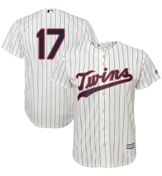 Men's Majestic Minnesota Twins #17 Jose Berrios Replica Cream Alternate Cool Base MLB Jersey