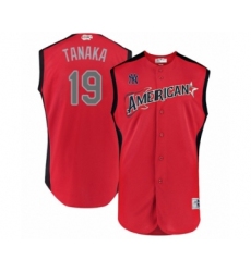 Youth New York Yankees #19 Masahiro Tanaka Authentic Red American League 2019 Baseball All-Star Jersey