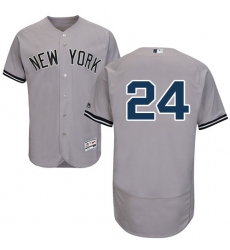 Men's Majestic New York Yankees #24 Gary Sanchez Grey Road Flexbase Authentic Collection MLB Jersey