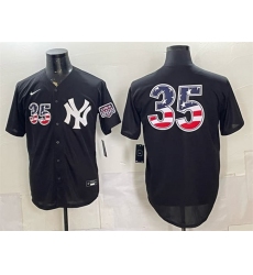 Men's New York Yankees #35 Cody Bellinger Black 2026 USA 250 Fourth of July Home Stadium Stitched Baseball Jersey
