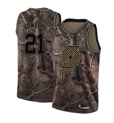 Youth Nike Portland Trail Blazers #21 Noah Vonleh Swingman Camo Realtree Collection NBA Jersey