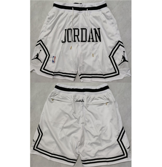 Men's Michael Jordan White Shorts