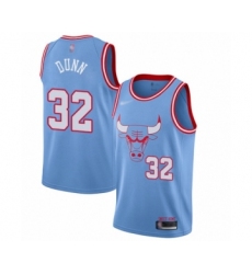 Youth Chicago Bulls #32 Kris Dunn Swingman Blue Basketball Jersey - 2019 20 City Edition