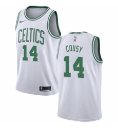Women's Nike Boston Celtics #14 Bob Cousy Swingman White NBA Jersey - Association Edition