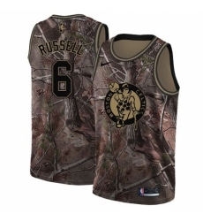 Women's Nike Boston Celtics #6 Bill Russell Swingman Camo Realtree Collection NBA Jersey