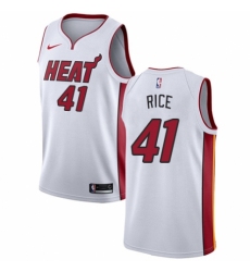 Men's Nike Miami Heat #41 Glen Rice Swingman NBA Jersey - Association Edition