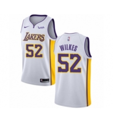 Women's Los Angeles Lakers #52 Jamaal Wilkes Authentic White Basketball Jersey - Association Edition