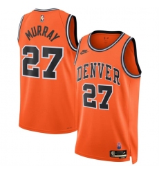 Men's Denver Nuggets #27 Jamal Murray Orange 2026-27Classic Edition Stitched Basketball Jersey