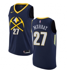 Men's Nike Denver Nuggets #27 Jamal Murray Authentic Navy Blue NBA Jersey - City Edition
