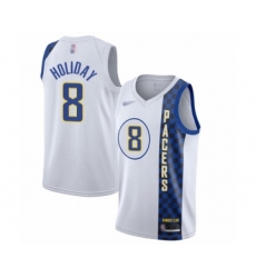 Youth Indiana Pacers #13 Paul George Swingman White Basketball Jersey - 2019 20 City Edition