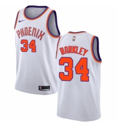 Men's Nike Phoenix Suns #34 Charles Barkley Swingman NBA Jersey - Association Edition
