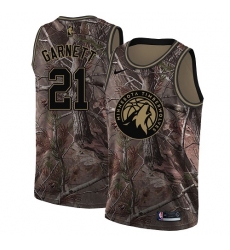 Women's Nike Minnesota Timberwolves #21 Kevin Garnett Swingman Camo Realtree Collection NBA Jersey