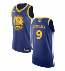 Youth Nike Golden State Warriors #9 Andre Iguodala Authentic Royal Blue Road 2018 NBA Finals Bound NBA Jersey - Icon Edition