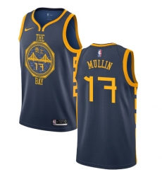 Youth Nike Golden State Warriors #17 Chris Mullin Swingman Navy Blue NBA Jersey - City Edition