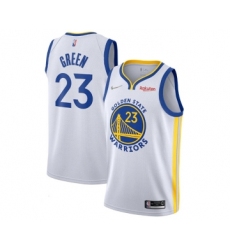 Men's Golden State Warriors #23 Draymond Green 2022 White 75th Anniversary Stitched Jersey