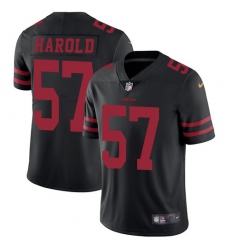 Youth Nike San Francisco 49ers #57 Eli Harold Black Vapor Untouchable Limited Player NFL Jersey