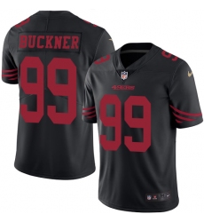 Youth Nike San Francisco 49ers #99 DeForest Buckner Limited Black Rush Vapor Untouchable NFL Jersey