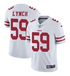 Youth Nike San Francisco 49ers #59 Aaron Lynch White Vapor Untouchable Limited Player NFL Jersey
