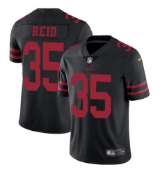 Men's Nike San Francisco 49ers #35 Eric Reid Black Vapor Untouchable Limited Player NFL Jersey