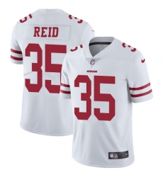 Men's Nike San Francisco 49ers #35 Eric Reid White Vapor Untouchable Limited Player NFL Jersey