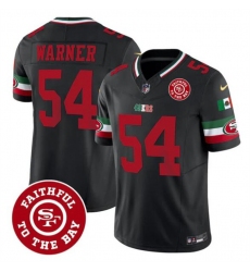 Men's San Francisco 49ers #54 Fred warner Black F.U.S.E. Mexico Faithful To The Bay Vapor Limited Football Stitched Jersey