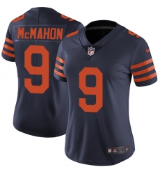 Women's Nike Chicago Bears #9 Jim McMahon Navy Blue Alternate Vapor Untouchable Limited Player NFL Jersey