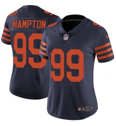 Women's Nike Chicago Bears #99 Dan Hampton Navy Blue Alternate Vapor Untouchable Limited Player NFL Jersey