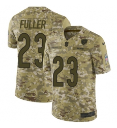 Men's Nike Chicago Bears #23 Kyle Fuller Limited Camo 2018 Salute to Service NFL Jersey