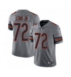 Women's Chicago Bears #72 Charles Leno Limited Silver Inverted Legend Football Jersey