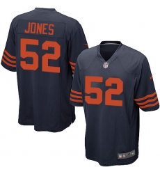 Men's Nike Chicago Bears #52 Christian Jones Game Navy Blue Alternate NFL Jersey