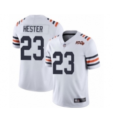 Youth Chicago Bears #23 Devin Hester White 100th Season Limited Football Jersey
