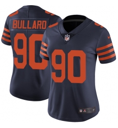 Women's Nike Chicago Bears #90 Jonathan Bullard Navy Blue Alternate Vapor Untouchable Limited Player NFL Jersey