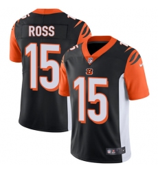 Youth Nike Cincinnati Bengals #15 John Ross Vapor Untouchable Limited Black Team Color NFL Jersey