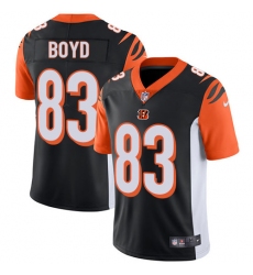 Youth Nike Cincinnati Bengals #83 Tyler Boyd Vapor Untouchable Limited Black Team Color NFL Jersey