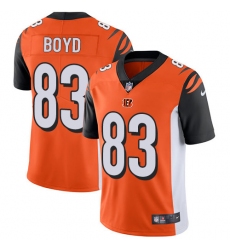 Youth Nike Cincinnati Bengals #83 Tyler Boyd Vapor Untouchable Limited Orange Alternate NFL Jersey