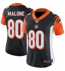 Women's Nike Cincinnati Bengals #80 Josh Malone Vapor Untouchable Limited Black Team Color NFL Jersey