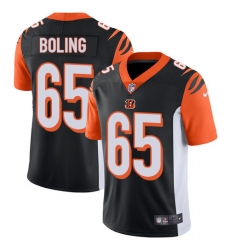 Men's Nike Cincinnati Bengals #65 Clint Boling Vapor Untouchable Limited Black Team Color NFL Jersey