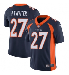 Men's Nike Denver Broncos #27 Steve Atwater Navy Blue Alternate Vapor Untouchable Limited Player NFL Jersey