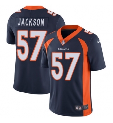 Men's Nike Denver Broncos #57 Tom Jackson Navy Blue Alternate Vapor Untouchable Limited Player NFL Jersey