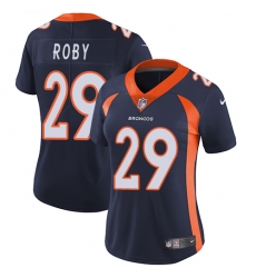 Women's Nike Denver Broncos #29 Bradley Roby Navy Blue Alternate Vapor Untouchable Limited Player NFL Jersey