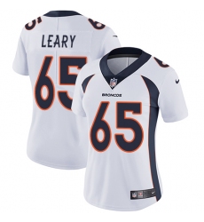Women's Nike Denver Broncos #65 Ronald Leary White Vapor Untouchable Limited Player NFL Jersey