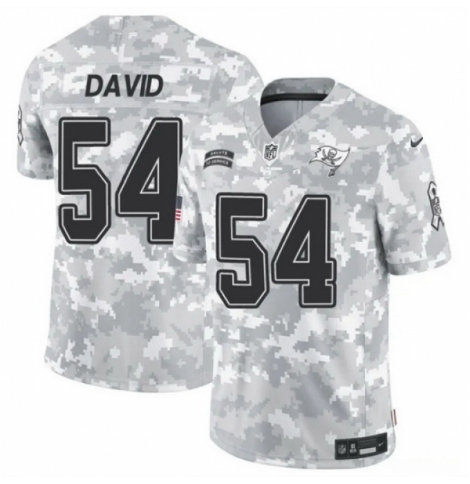 Men's Tampa Bay Buccaneers #54 Lavonte David 2024 F U S E Arctic Camo Salute To Service Limited Stitched Football Jersey