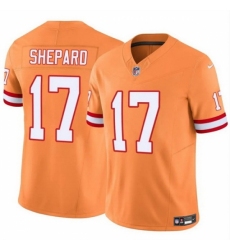 Men's Tampa Bay Buccaneers #17 Sterling Shepard Orange F U S E Throwback Limited Stitched Jersey