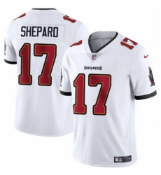 Men's Tampa Bay Buccaneers #17 Sterling Shepard White Vapor Limited Stitched Jersey