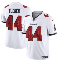 Men's Tampa Bay Buccaneers #44 Sean Tucker White Vapor Limited Stitched Jersey