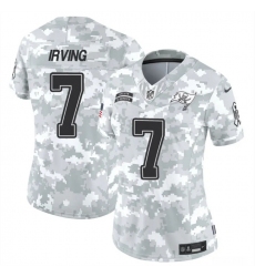 Women's Tampa Bay Buccaneers #7 Bucky Irving 2024 F.U.S.E Arctic Camo Salute To Service Limited Stitched Football Jersey(Run Small)