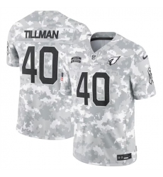 Men's Arizona Cardinals #40 Pat Tillman 2024 Arctic Camo Salute To Service Limited Stitched Football Jersey