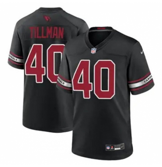 Men's Arizona Cardinals #40 Pat Tillman Black 2024 F U S E Vapor Untouchable Limited Stitched