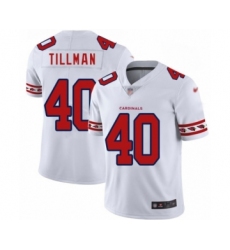 Men's Arizona Cardinals #40 Pat Tillman Limited White Team Logo Fashion Football Jersey